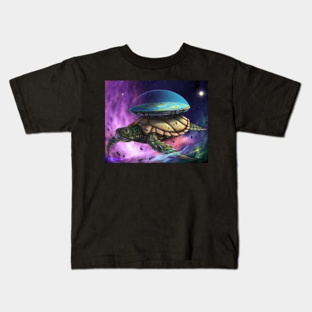 Cosmic Revelations Kids T-Shirt by DaleCrossley